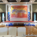 Tall Balloon Pillars and Floor Balloons for Eversley Child Sanitarium's 85th Founding Anniversary