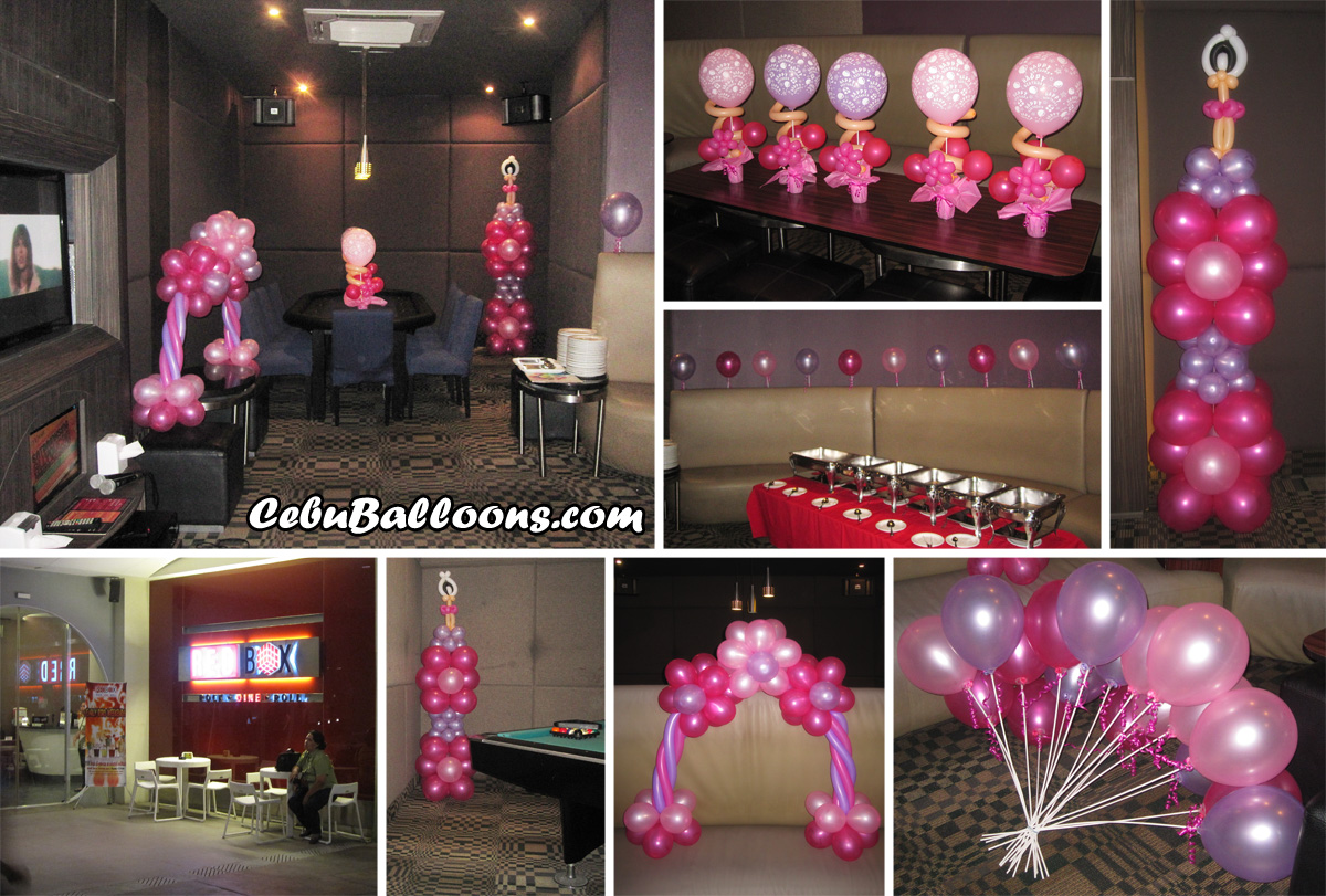 18th Birthday Party at Red Box Ayala | Cebu Balloons and Party Supplies