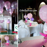 Balloon Decoration for Baby Ezra's Christening at Royal Concourse (Cafe Royale)