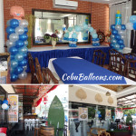 Balloon Decors for a Boy Christening at Cafe Angelica Barko