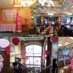 Balloon Setup for a Christening at Pino Restaurant