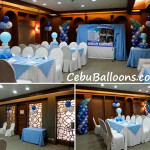 Balloon decors for an after-baptism reception at Casino Espanol (Andalucia Room)