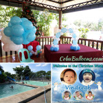 Balloons, Tarp & Giveaways for Christening at Villa Asela Resort