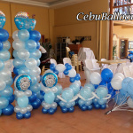 Balloons for Christening at Cocina Calza Catering Building