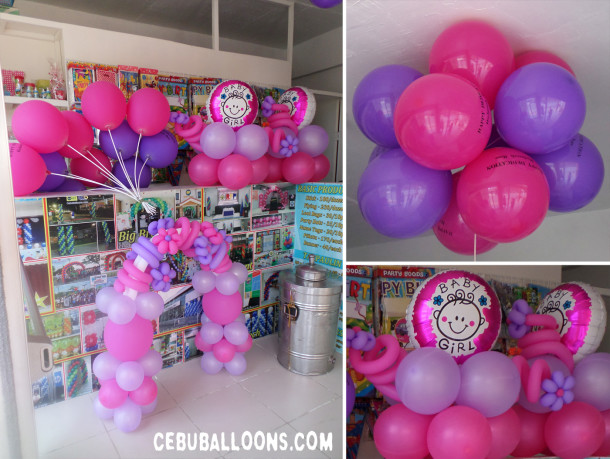 Balloons for a Christening at United Pentecostal Church in Paknaan