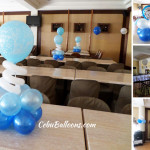 Boy Christening Balloon Setup at Sugbahan Restaurant