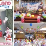 Candyland Balloon Decoration Setup at Allure Hotel & Suites