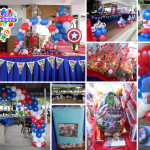 Captain America Decoration & Party Needs Combo Package at Banilad Sports Club