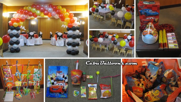 Cars Theme Decoration & Party Package at Goldberry Suites