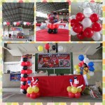 Cars-theme Decoration at San Roque Parish Gym