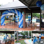 Christening Balloon Decoration during Typhoon Ruby at Meritz Resort