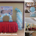 Christening (Boy) Decors with Tarpaulin for Sean Eric Rafael at Sugbahan