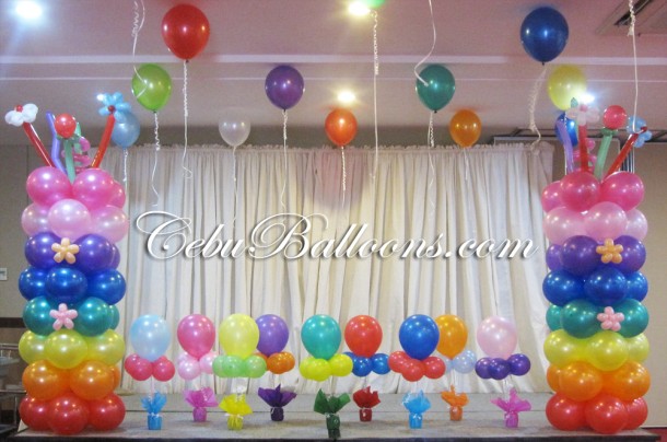 Colorful Balloon Decoration at Dohera Hotel