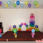 Colorful Balloon Decoration for a Christening & Birthday at LEMCO Sea Breeze Function Room