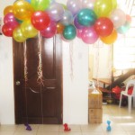 Colorful Flying Balloons in Sets