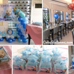 Decors for Christening with Crib & Ref Magnets at Pino