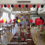 Disney Cars Balloon Decors with Tarp, Standee, Clown Host and Party Supplies at Wellcome Hotel
