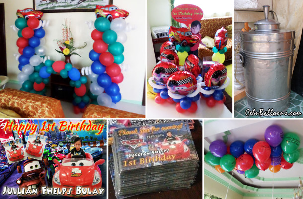 Disney Cars Theme Decors, Party Supplies & Giveaways at Tayud Consolacion