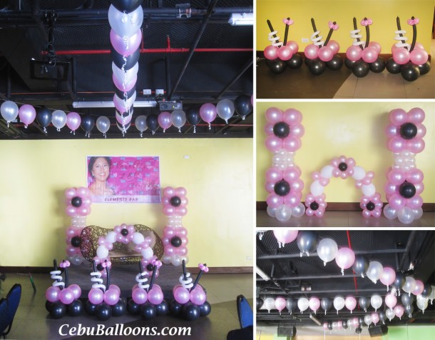 Flower Balloon Decoration for Debut at Dohera Hotel