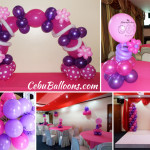 Fuchsia & Purple Disney Princess Balloon Package at Golden Peak Hotel (Diamond Hall)
