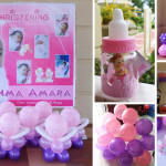 Girl Christening Balloon Decor with Giveaways at Aldea del Sol, Lapulapu