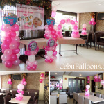 Girl Christening Balloon Setup at Sugbahan Ground Floor