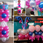 Girl's Christening Balloon Decor at Cafe Breeze in Bayfront