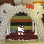 Hello Kitty Balloon Arch at Allure Hotel & Suites