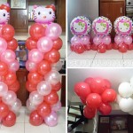 Hello Kitty Balloon Decors with Bubble Show at Susing's Compound