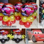 Lightning McQueen Balloon Decors with Standee at All Sons Inn