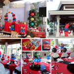 Lightning McQueen Complete Birthday Party Package at Waterfront Pool Gazebo