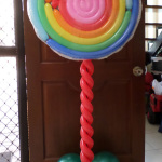 Lollipop Column for Carnival Theme