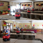 Mickey Mouse Balloon Budget Decor D with Tarp & Clown at Sugbahan