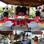 Mickey Mouse Balloon Setup for CJ's 1st Birthday at Pang-pang Miniland Cordova