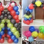 Mickey Mouse Balloons (Red, Yellow, Black, Blue) at Yati, Liloan