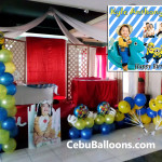 Minions-theme Balloon Decor, Standee & Tarp (Kyle Anthony) at Metro Park Restaurant