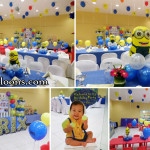 Minions-theme Balloon Decoration with Styrocrafts at Playmaze Parkmall