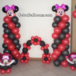 Minnie Mouse Balloon Decors at Brgy Day-as