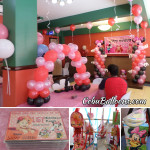 Minnie Mouse Balloon Decors with Party Needs & Giveaways for Lady Aziel's Birthday at Hannahs