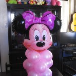 Minnie Mouse Centerpiece All Pink