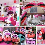 Minnie Mouse in Safari Balloon Decoration at Greenhills Casuntingan