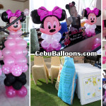 Minnie Mouse theme Balloons with Tables, Chairs & Party Host
