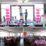 Pink & Hot Pink Balloon Decoration at Margarita Cuisine Robinland