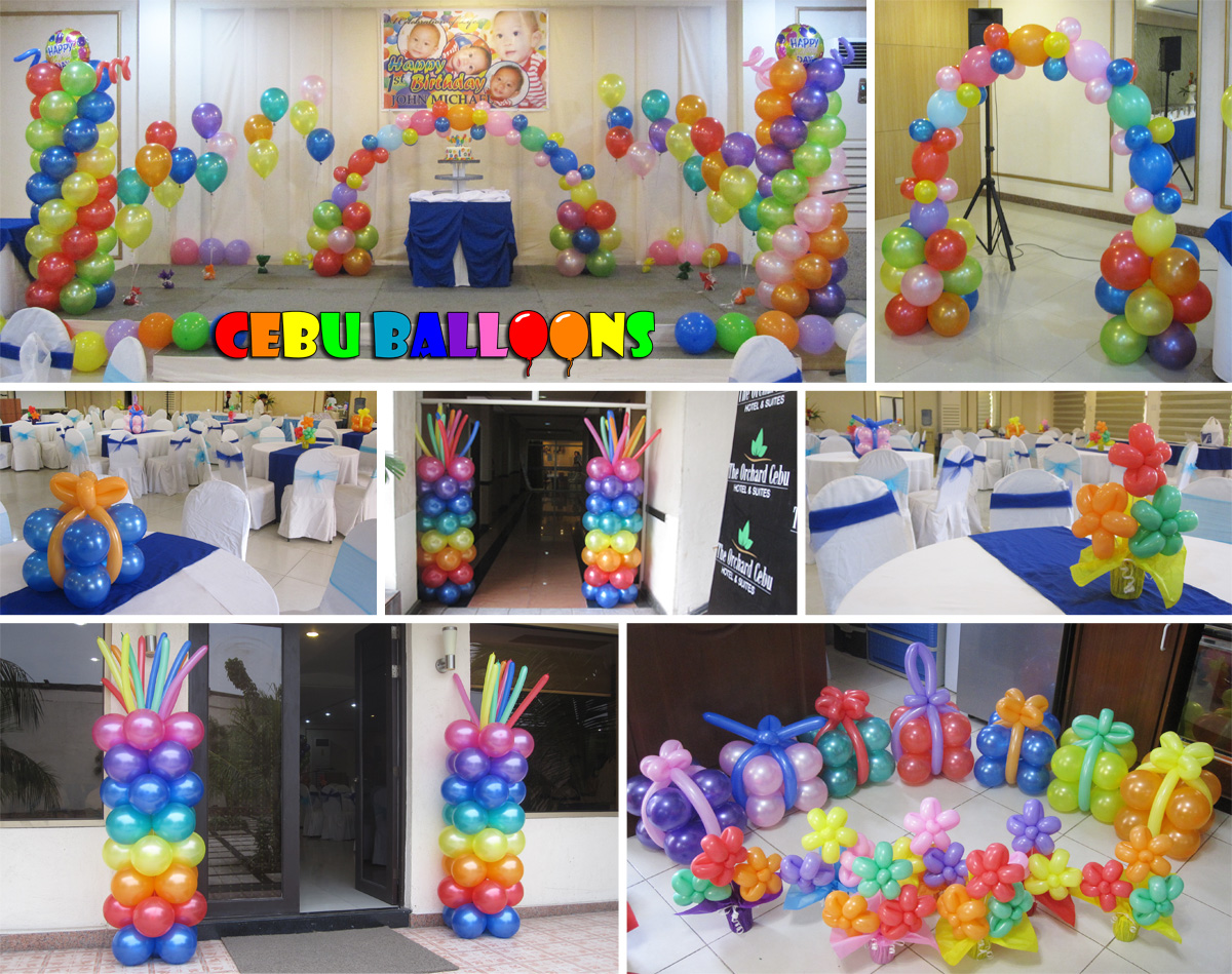 Colorful Birthday Party Decoration Package at Orchard Hotel