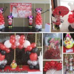 Red Minnie Mouse Balloon Decoration & Party Package at Citi Suites Ultima Residences