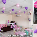 Simple Hello Kitty Balloon & Styro Setup for Jerien's 1st Birthday at LEMCO Lapulapu City