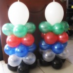 Stage Decor (Black, White, Blue, Red, Green, White)