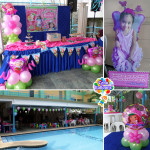 Strawberry Shortcake Balloon Decors with Party Supplies at Metro Park Poolside