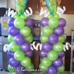 Tinkerbell Balloon Pillars