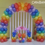 Up Theme Balloon Arch and Centerpieces